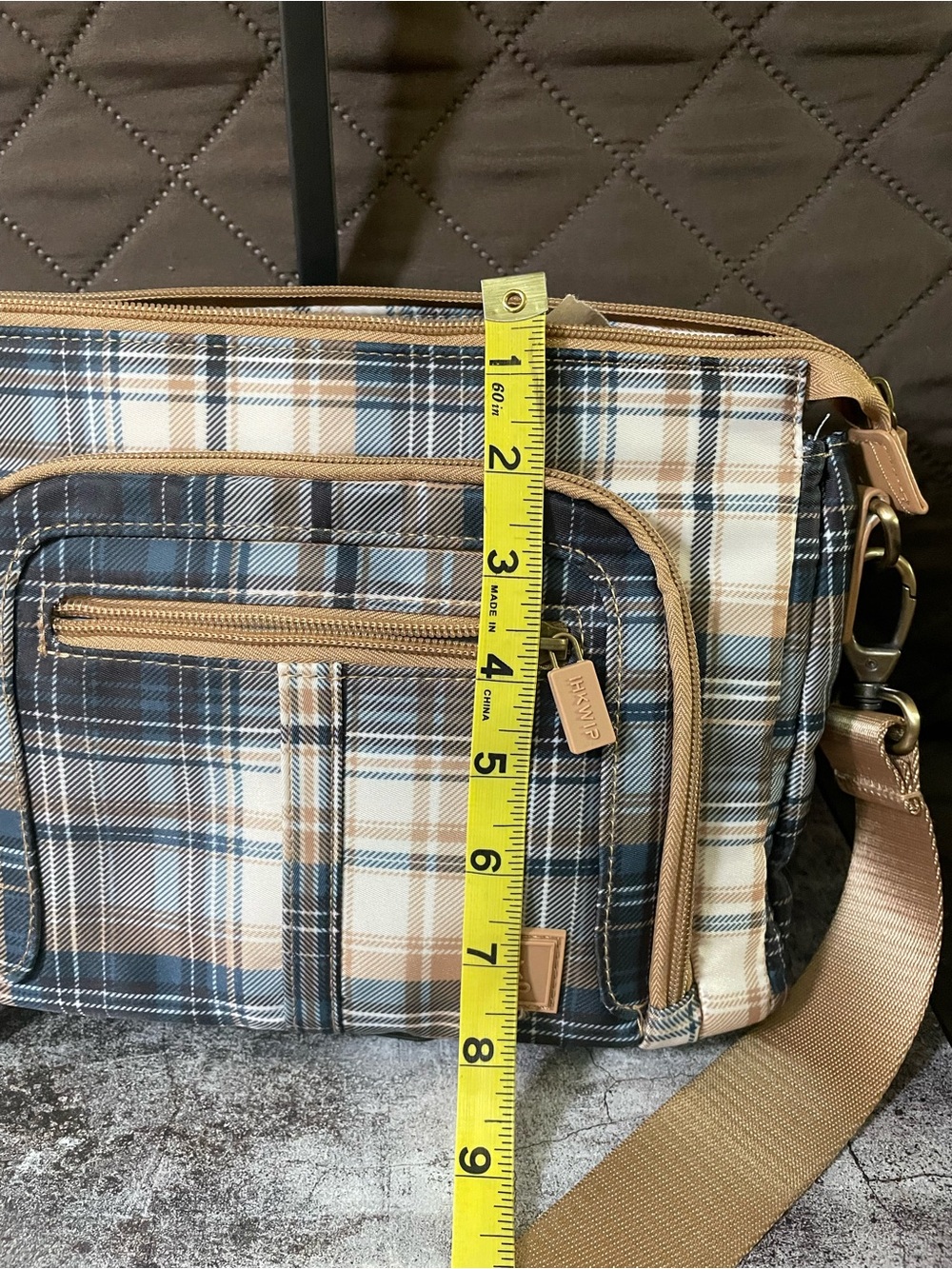 3- piece set by IHKWIP, duffel bag with makeup bag, and crossbody bag - Picture 5 of 16